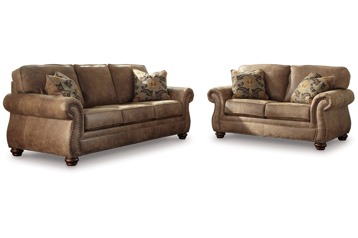 Larkinhurst Earth Sofa and Loveseat