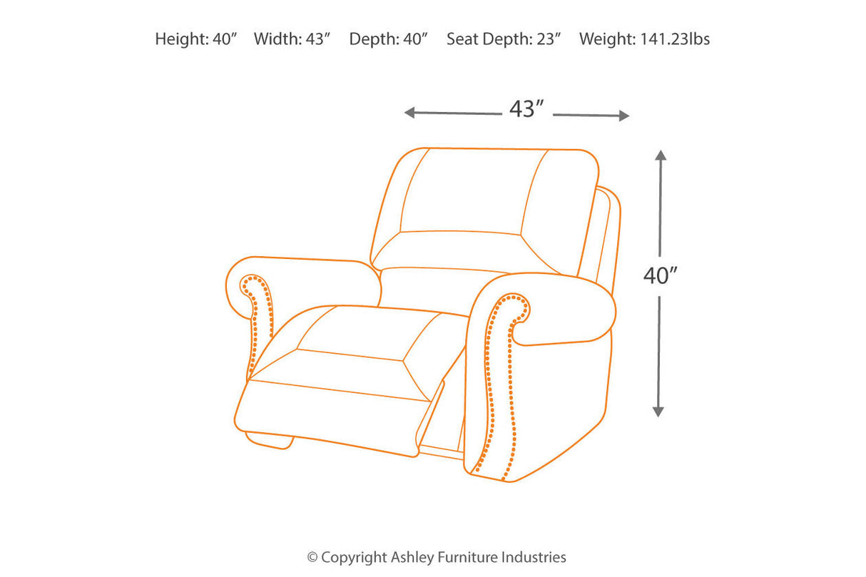 Larkinhurst Earth Sofa and 2 Recliners