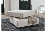 Dellara Chalk Ottoman