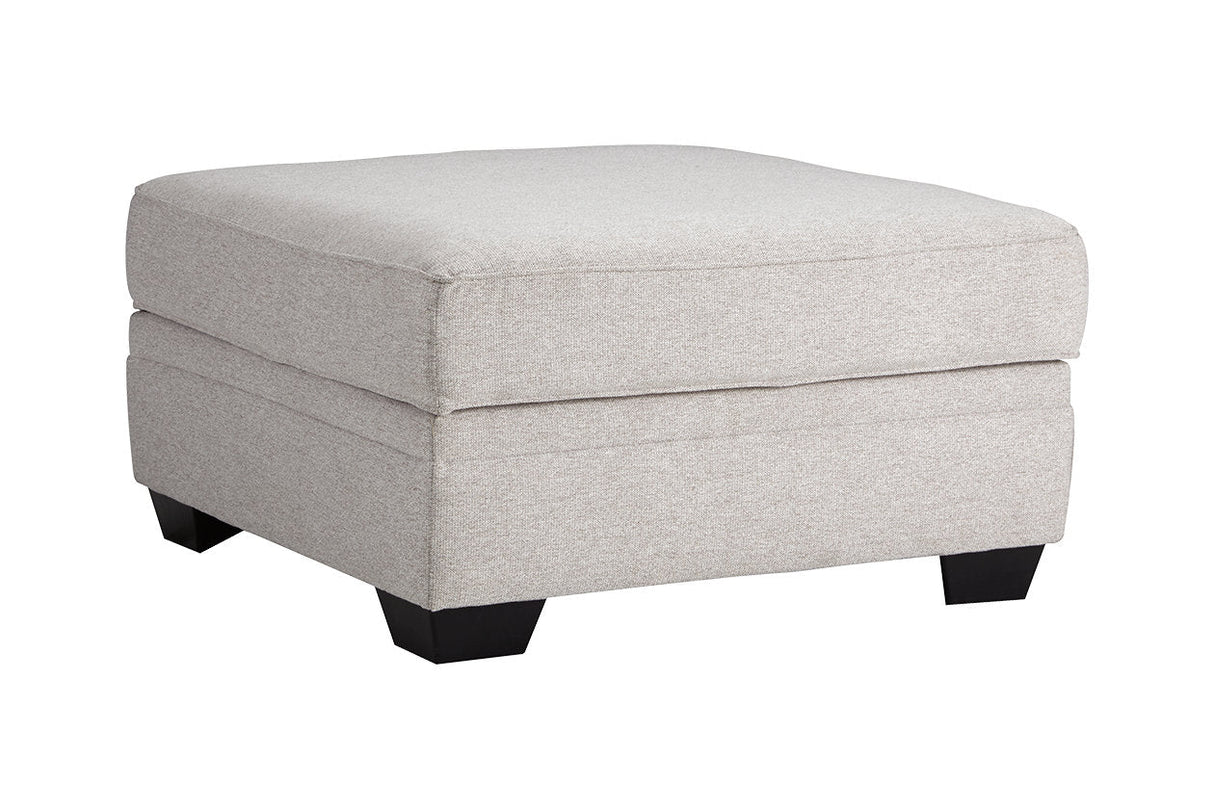 Dellara Chalk Ottoman