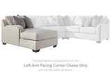 Dellara Chalk 3-Piece Sectional with Chaise