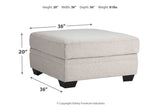 Dellara Chalk Ottoman