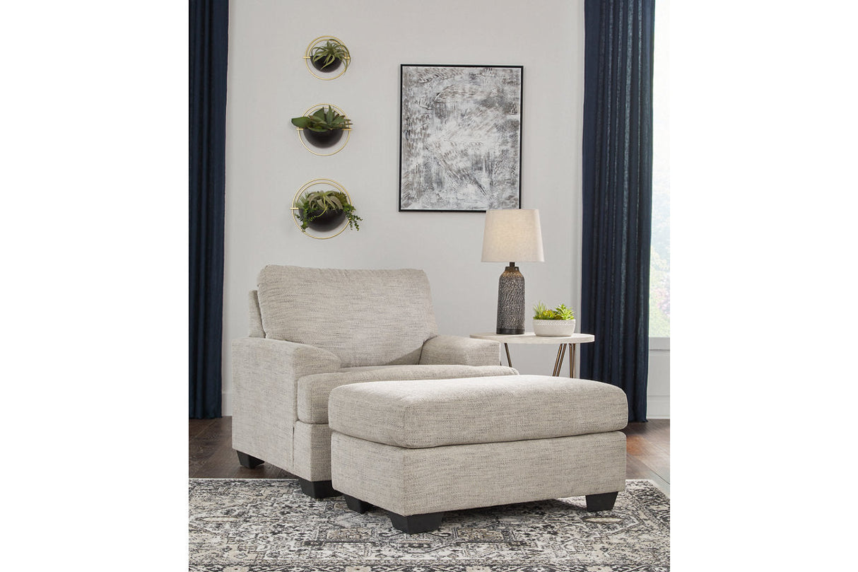 Vayda Pebble Chair and Ottoman