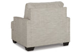 Vayda Pebble Chair and Ottoman