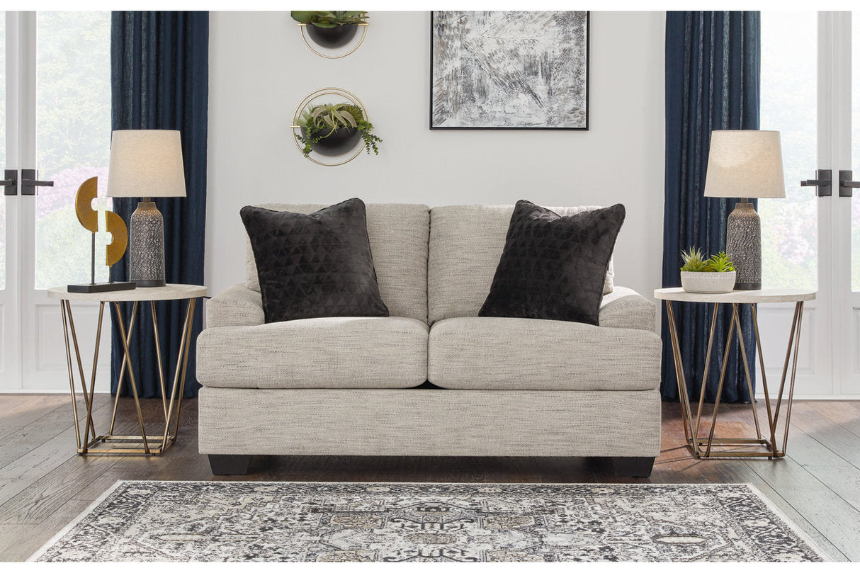 Vayda Pebble Sofa, Loveseat, Chair and Ottoman