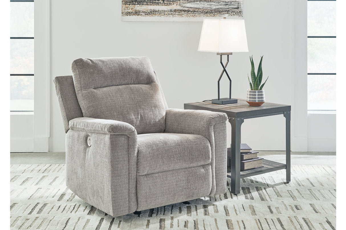 Barnsana Ash Power Reclining Sofa, Loveseat and Recliner