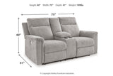 Barnsana Ash Power Reclining Sofa, Loveseat and Recliner