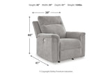 Barnsana Ash Power Reclining Sofa, Loveseat and Recliner