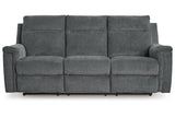 Barnsana Gravel Power Reclining Sofa, Loveseat and Recliner