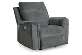 Barnsana Gravel Power Reclining Sofa, Loveseat and Recliner