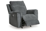 Barnsana Gravel Power Reclining Sofa, Loveseat and Recliner