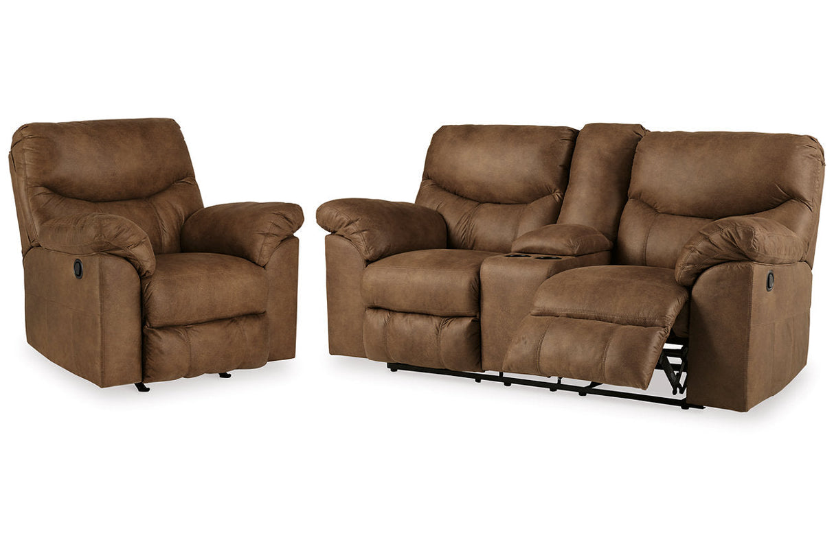 Boxberg Bark Reclining Loveseat and Recliner