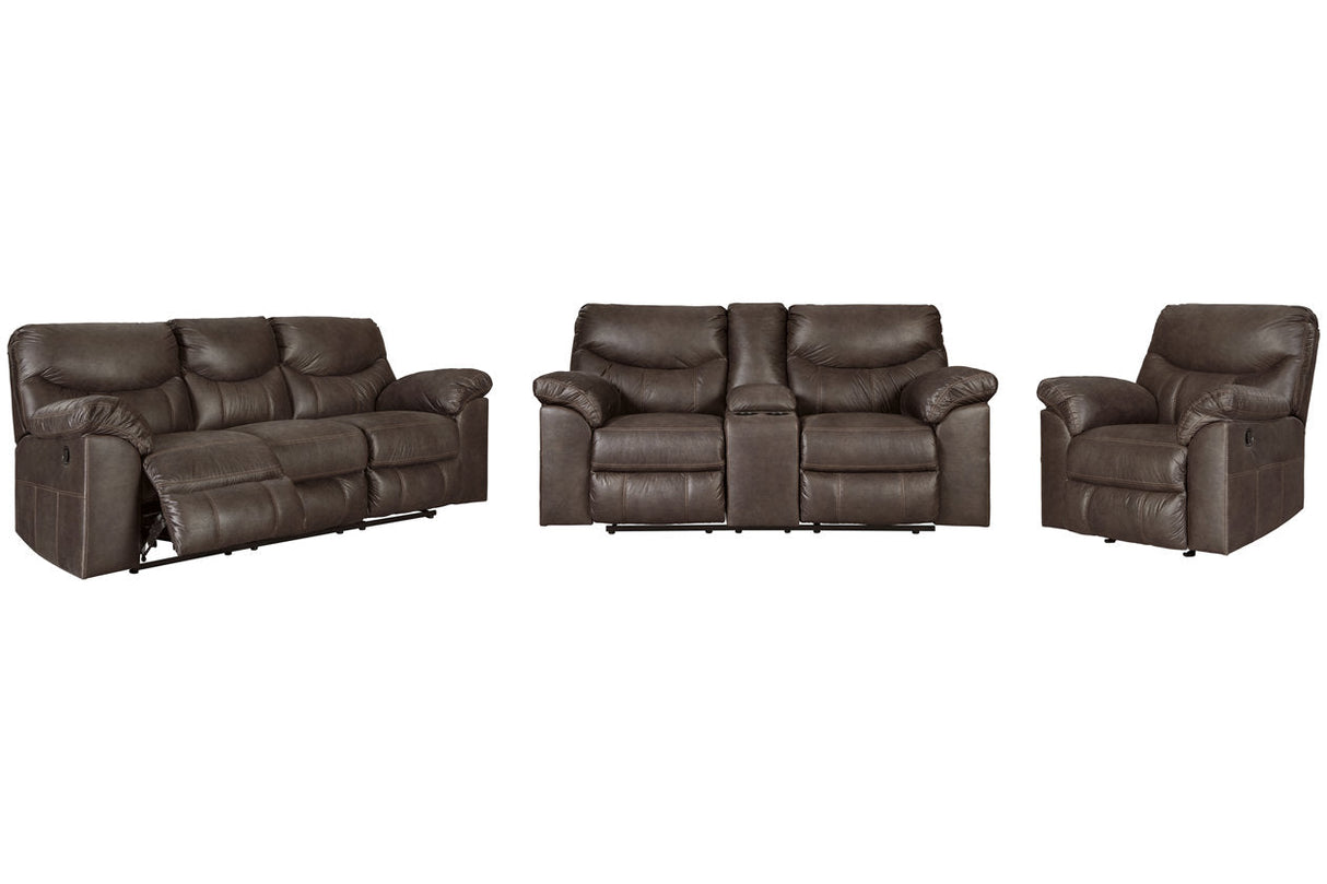 Boxberg Teak Reclining Sofa and Loveseat with Recliner