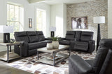 Axtellton Carbon Power Reclining Sofa, Loveseat and Recliner