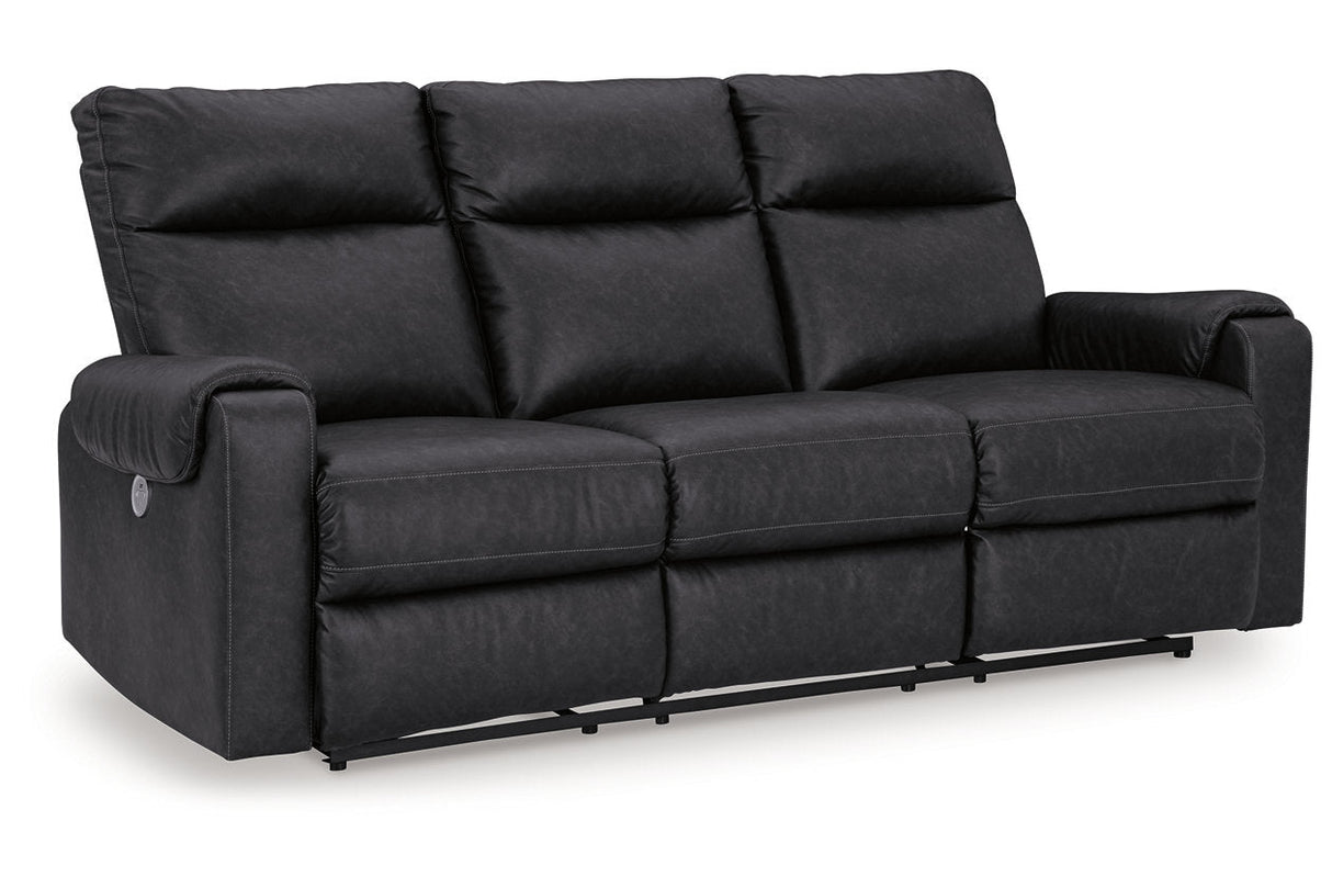 Axtellton Carbon Power Reclining Sofa, Loveseat and Recliner