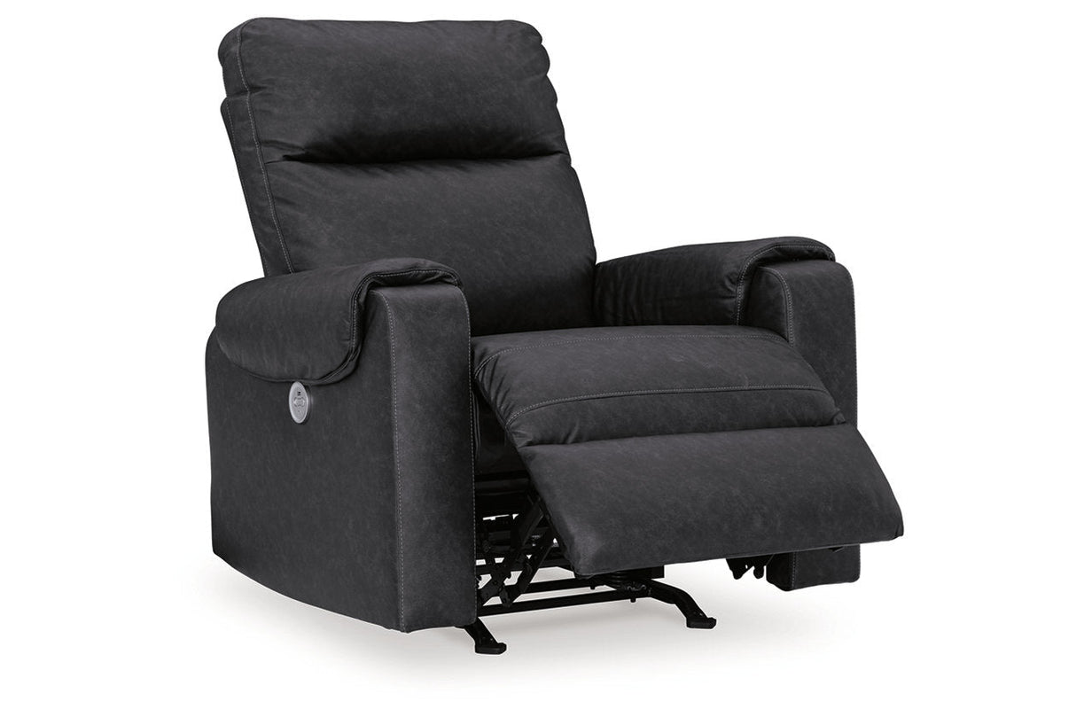 Axtellton Carbon Power Reclining Sofa, Loveseat and Recliner