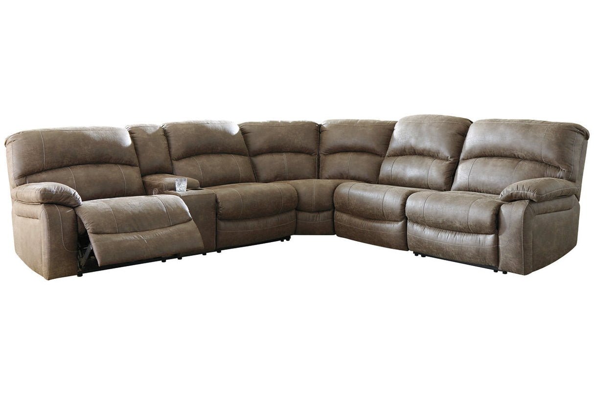 Segburg Driftwood 4-Piece Power Reclining Sectional