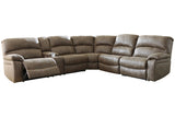 Segburg Driftwood 4-Piece Power Reclining Sectional