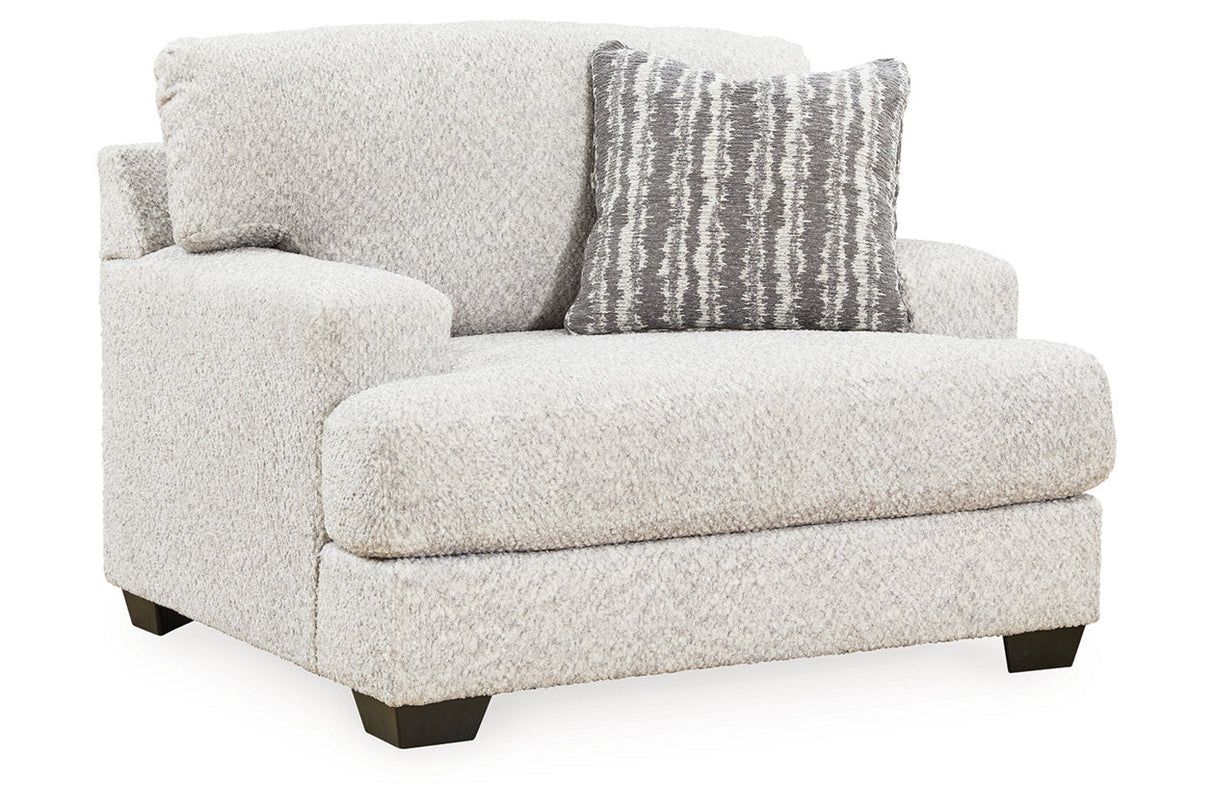 Brebryan Flannel Oversized Chair and Ottoman