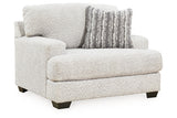 Brebryan Flannel Oversized Chair and Ottoman