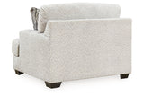 Brebryan Flannel Oversized Chair and Ottoman