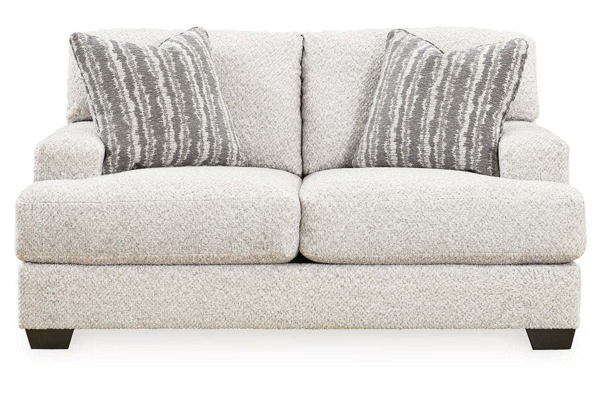 Brebryan Flannel Sofa, Loveseat, Oversized Chair and Ottoman