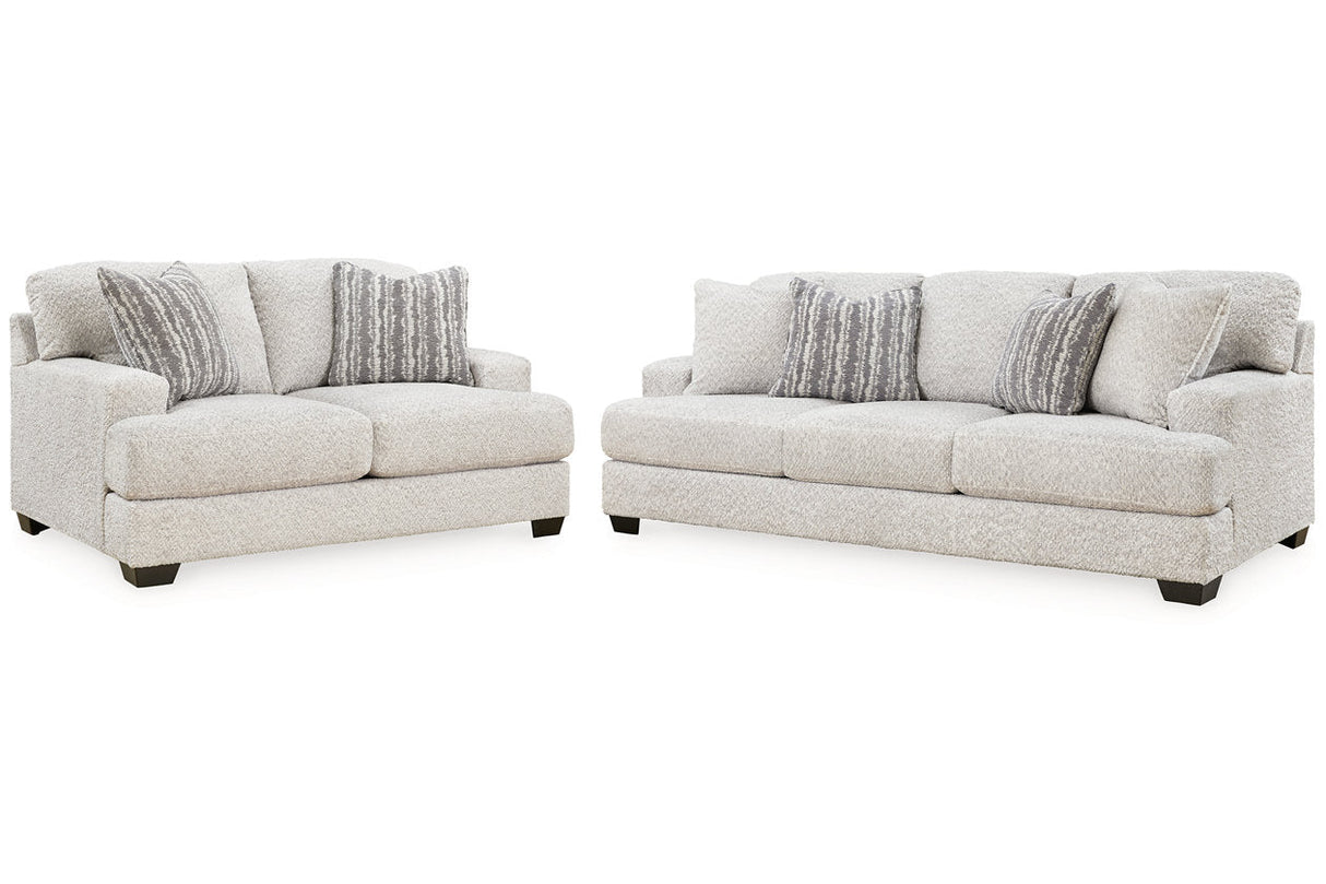 Brebryan Flannel Sofa and Loveseat