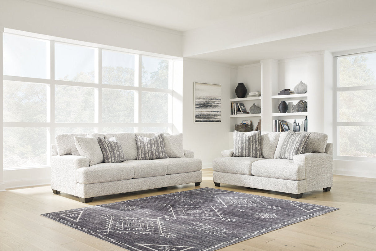 Brebryan Flannel Sofa and Loveseat