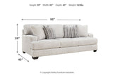 Brebryan Flannel Sofa and Oversized Chair