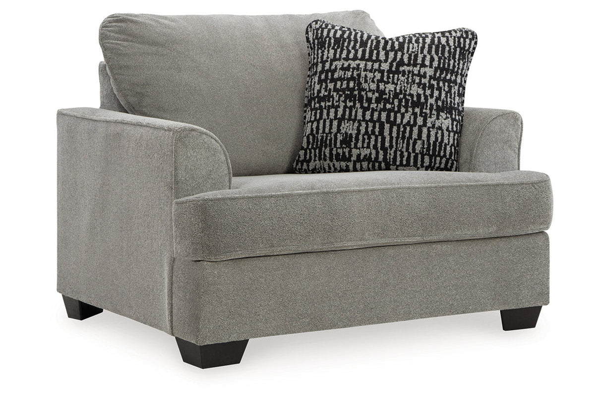 Deakin Ash Sofa, Loveseat, Oversized Chair and Ottoman