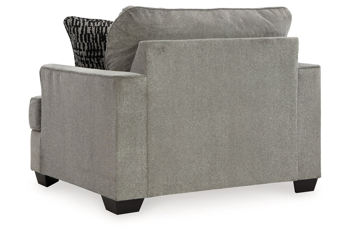 Deakin Ash Sofa, Loveseat, Oversized Chair and Ottoman