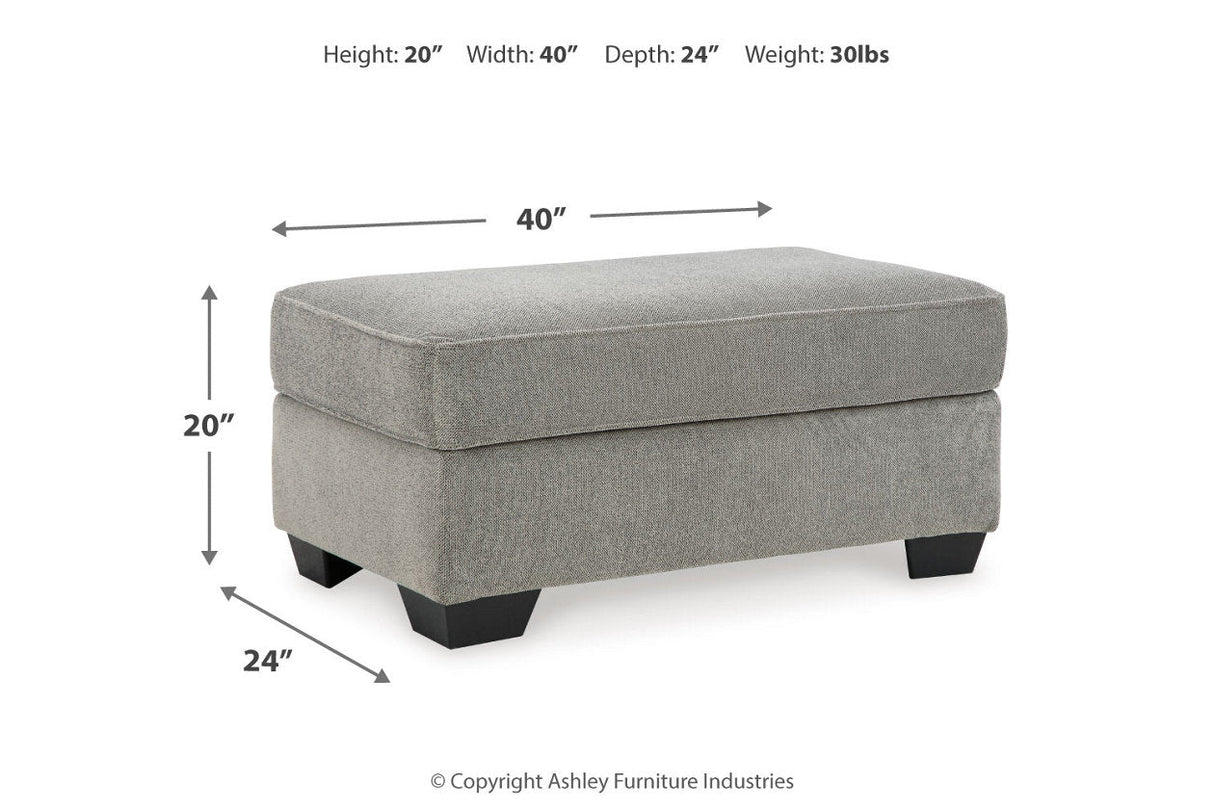 Deakin Ash Sofa, Loveseat, Oversized Chair and Ottoman