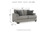 Deakin Ash Sofa, Loveseat, Oversized Chair and Ottoman