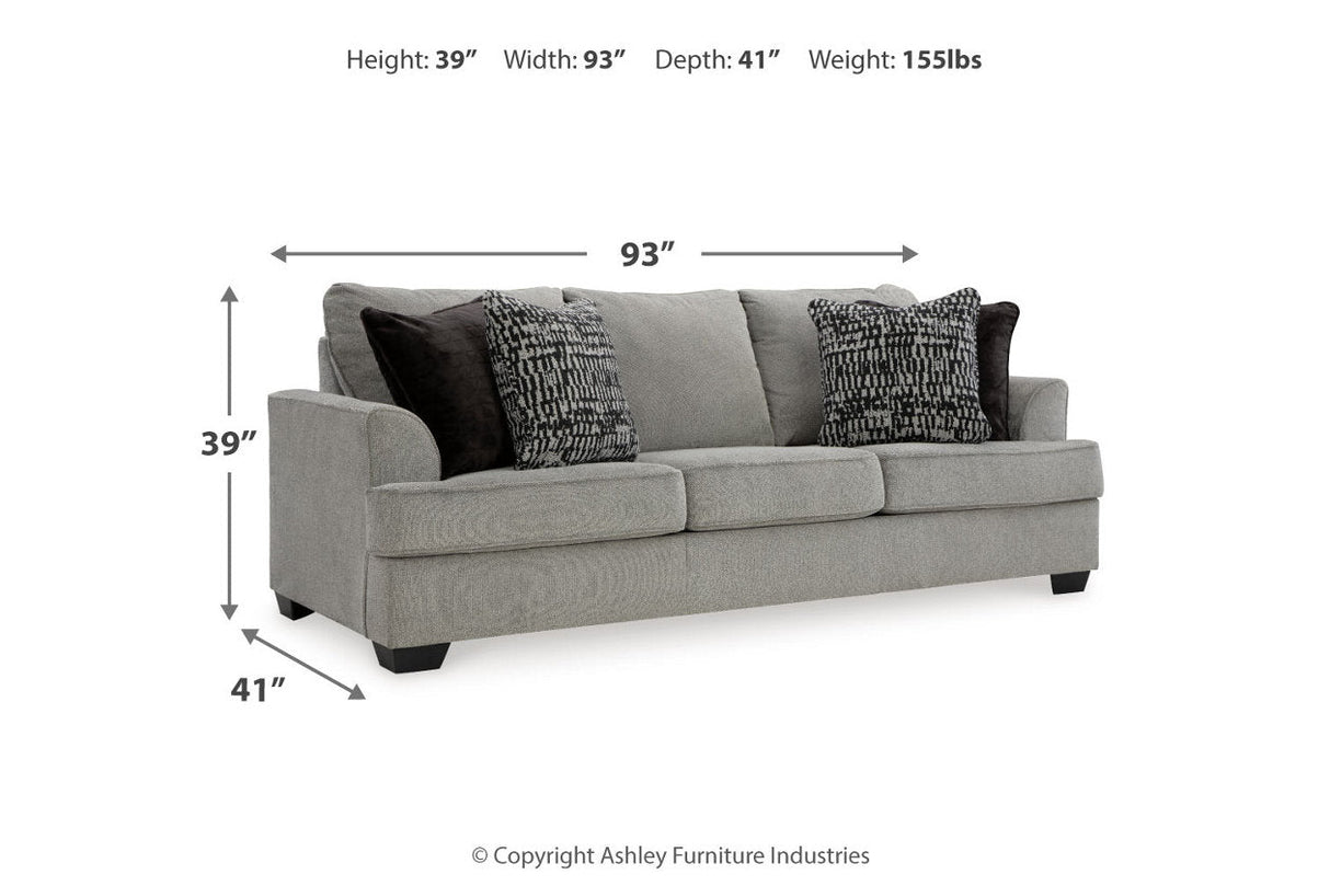 Deakin Ash Sofa, Loveseat, Oversized Chair and Ottoman