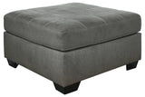 Pitkin Slate Oversized Accent Ottoman