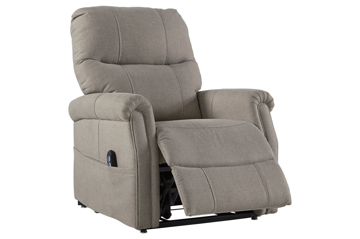 Markridge Gray Power Lift Recliner