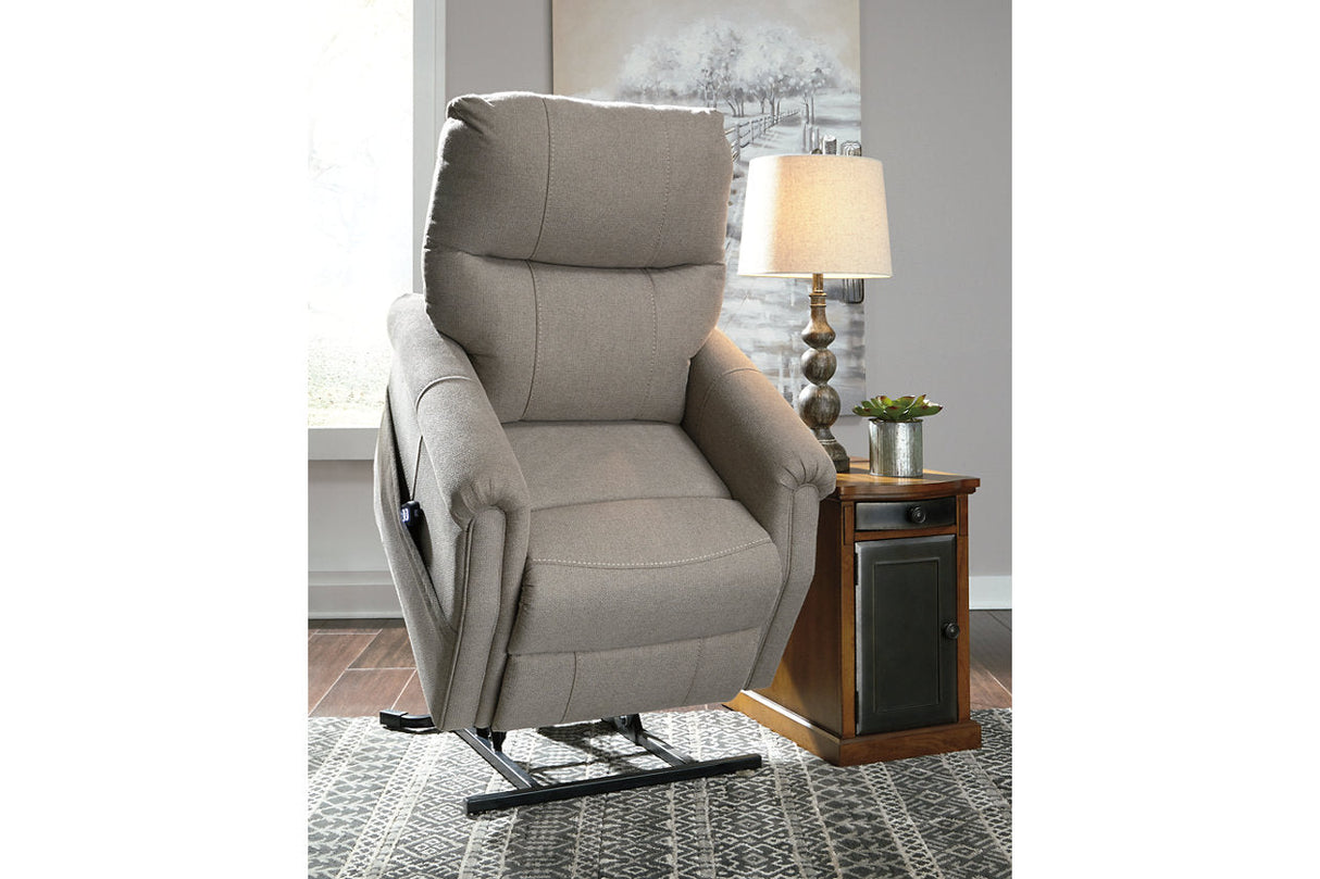 Markridge Gray Power Lift Recliner