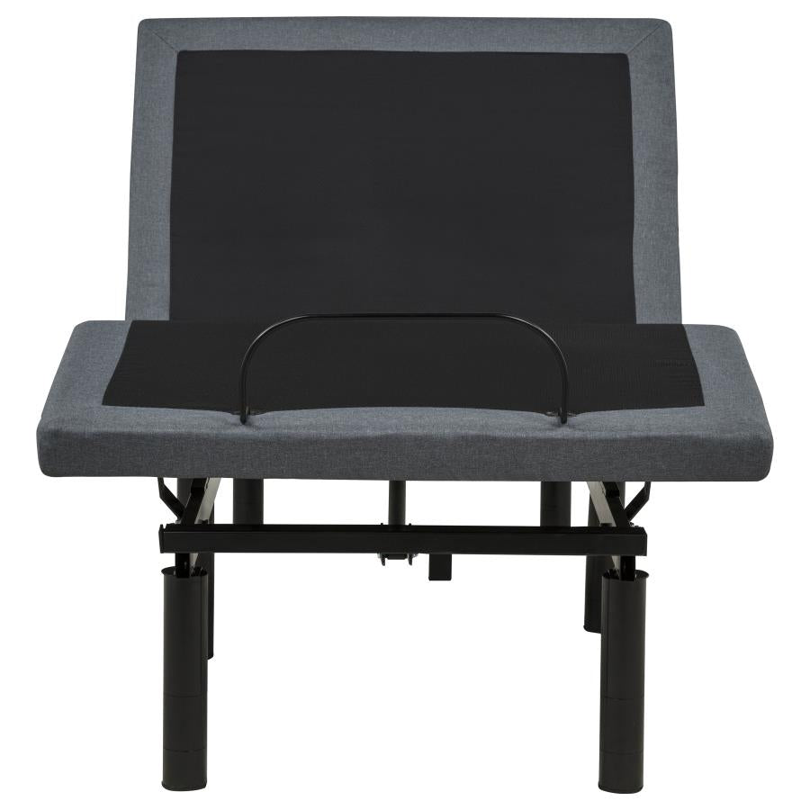 Weston Black/Grey Twin XL Dual-Motor Massage Adjustable Bed Base by Coaster at Eve Furniture