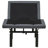 Weston Black/Grey Twin XL Dual-Motor Massage Adjustable Bed Base by Coaster at Eve Furniture