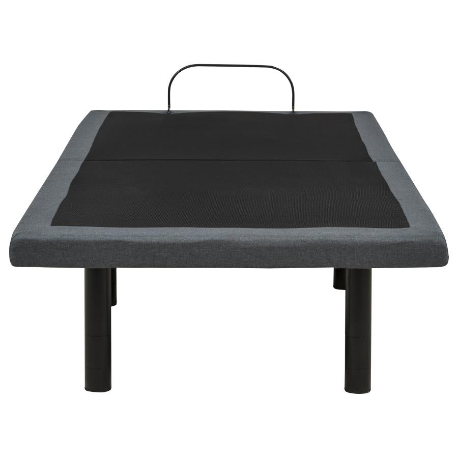 Weston Black/Grey Twin XL Dual-Motor Massage Adjustable Bed Base by Coaster at Eve Furniture