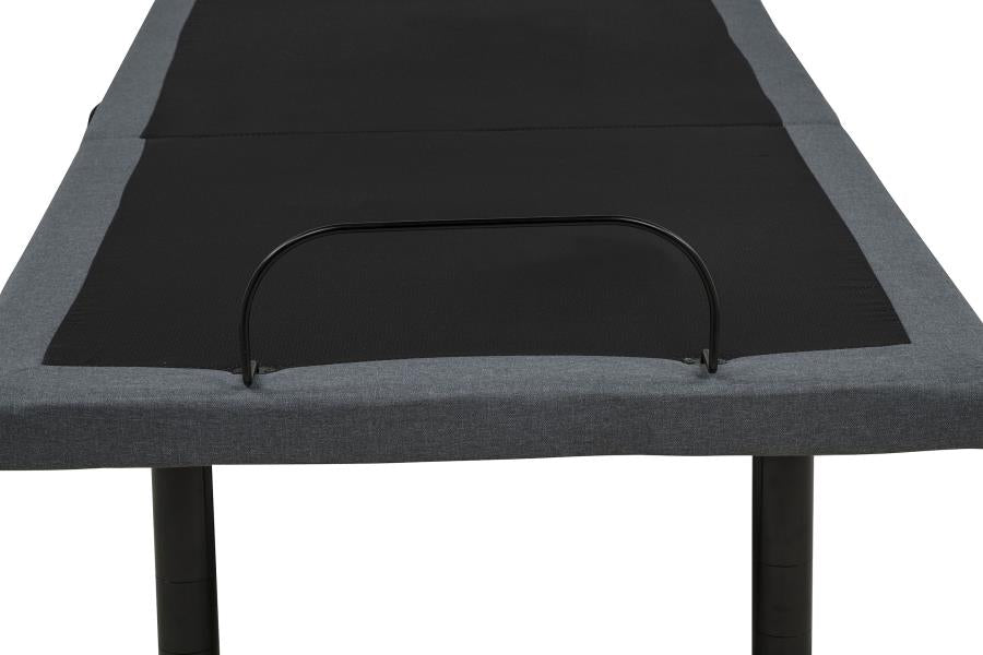 Weston Black/Grey Twin XL Dual-Motor Massage Adjustable Bed Base by Coaster at Eve Furniture
