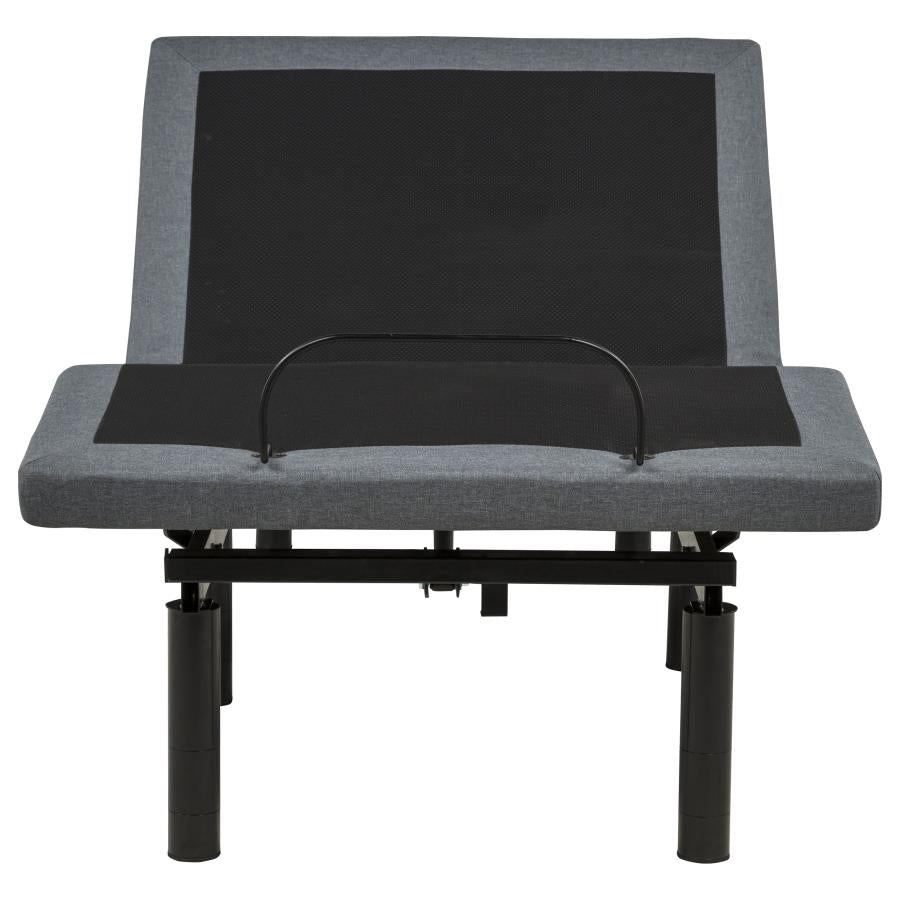 Weston Black/Grey Twin Dual-Motor Massage Adjustable Bed Base by Coaster at Eve Furniture