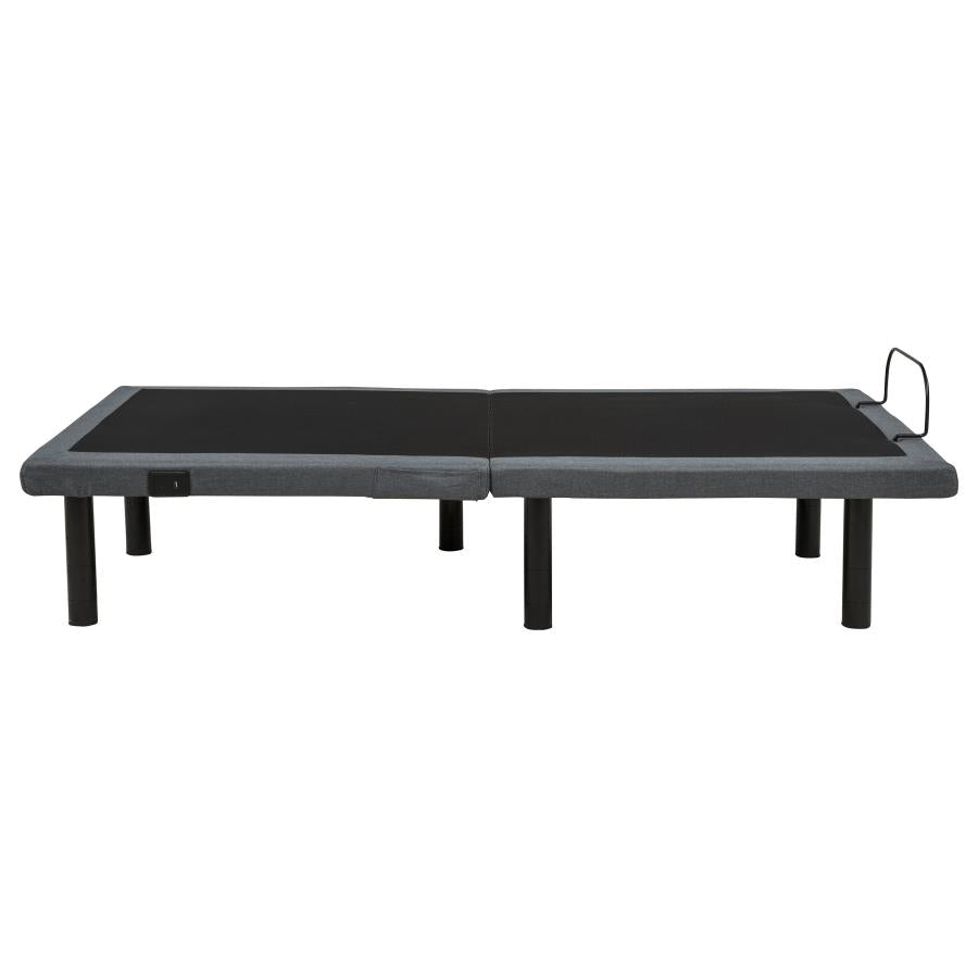 Weston Black/Grey Twin Dual-Motor Massage Adjustable Bed Base by Coaster at Eve Furniture