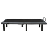 Weston Black/Grey Twin Dual-Motor Massage Adjustable Bed Base by Coaster at Eve Furniture