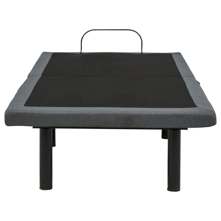 Weston Black/Grey Twin Dual-Motor Massage Adjustable Bed Base by Coaster at Eve Furniture