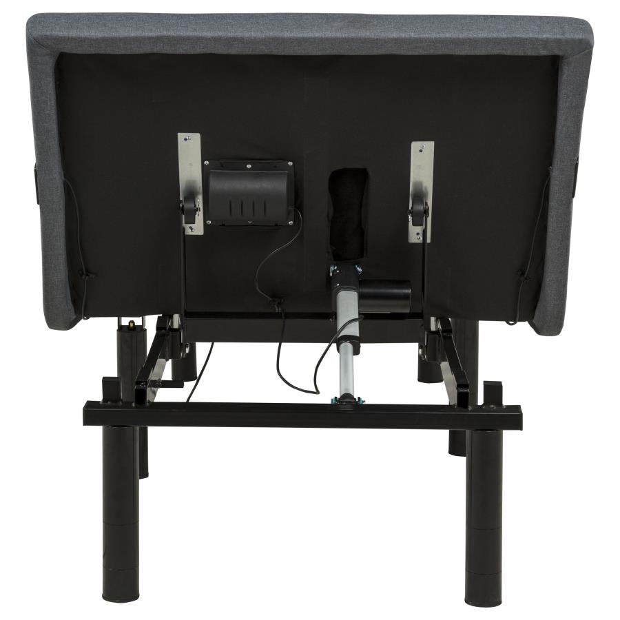 Weston Black/Grey Twin Dual-Motor Massage Adjustable Bed Base by Coaster at Eve Furniture