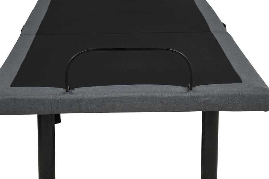 Weston Black/Grey Twin Dual-Motor Massage Adjustable Bed Base by Coaster at Eve Furniture