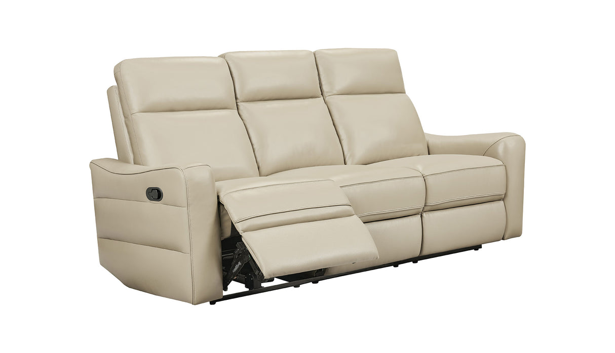 3517 Cream Loveseat w/ manual recliners by ESF Furniture at Eve Furniture