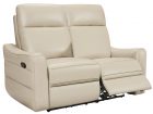 3517 Cream Loveseat w/ manual recliners by ESF Furniture at Eve Furniture