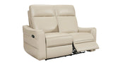 3517 Cream Loveseat w/ manual recliners by ESF Furniture at Eve Furniture